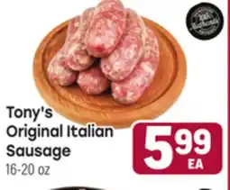 Tony’s Fresh Market Tony's Original Italian Sausage offer
