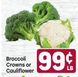 Tony’s Fresh Market Broccoli Crowns or Cauliflower offer