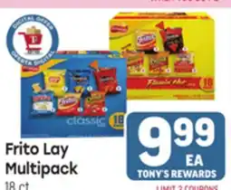 Tony’s Fresh Market Frito Lay Multipack offer