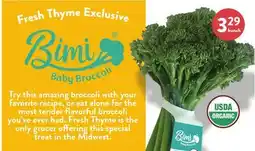 Fresh Thyme Bimi Baby Broccoli offer