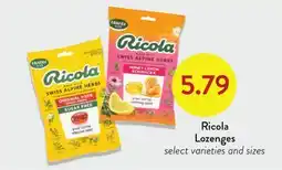 Fresh Thyme Ricola Lozenges offer
