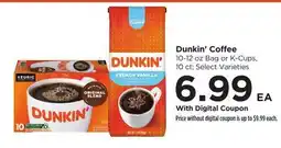 Food 4 Less Dunkin' Coffee offer