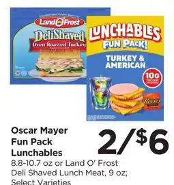 Food 4 Less Oscar Mayer Fun Pack Lunchables offer