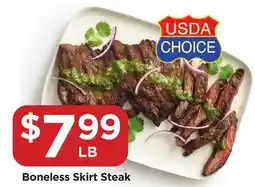 Food 4 Less Boneless Skirt Steak offer