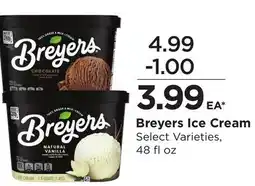 Food 4 Less Breyers Ice Cream offer