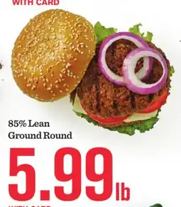 Mariano's 85% Lean Ground Round offer