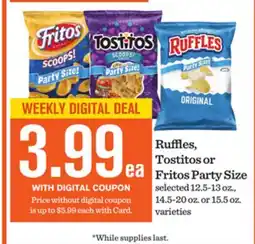 Mariano's Ruffles, Tostitos or Fritos Party Size offer