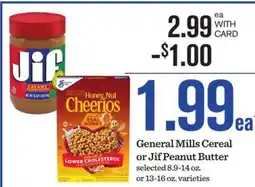 Mariano's General Mills Cereal or Jif Peanut Butter offer