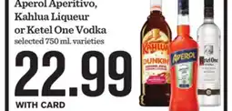 Mariano's Aperol Aperitivo, Kahlua Liqueur offer