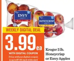 Mariano's Kroger 3 lb. Honeycrisp or Envy Apples offer