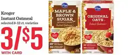Mariano's Kroger Instant Oatmeal offer
