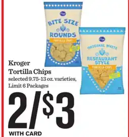 Mariano's Kroger Tortilla Chips offer