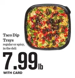 Mariano's Taco Dip Trays offer