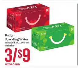 Mariano's Bubly Sparkling Water offer