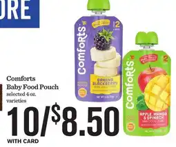 Mariano's Comforts Baby Food Pouch offer