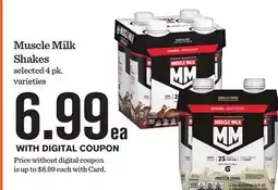 Mariano's Muscle Milk Shakes offer