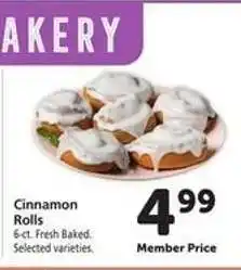 Safeway Cinnamon Rolls offer