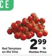 Safeway Red Tomatoes on the Vine offer