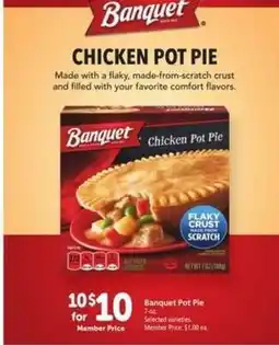 Safeway Banquet Chicken Pot Pie offer