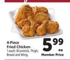 Safeway 4-Piece Fried Chicken offer