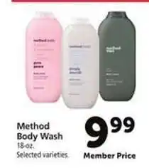 Safeway Method Body Wash offer