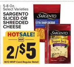 Food Lion Sargento Sliced or Shredded Cheese offer