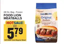 Food Lion FOOD LION MEATBALLS offer