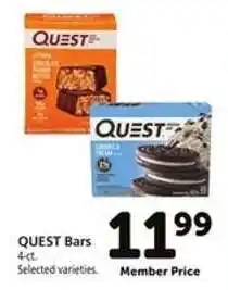 Safeway Quest Bars offer