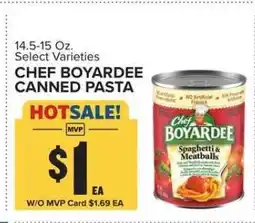 Food Lion Chef Boyardee Canned Pasta offer