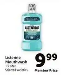 Safeway Listerine Mouthwash offer
