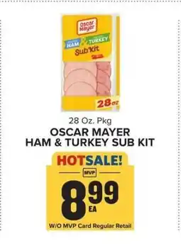 Food Lion Oscar Mayer Ham & Turkey Sub Kit offer