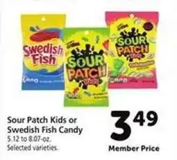 Safeway Sour Patch Kids or Swedish Fish Candy offer