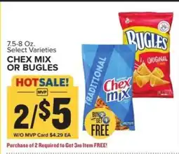 Food Lion Chex Mix or Bugles offer