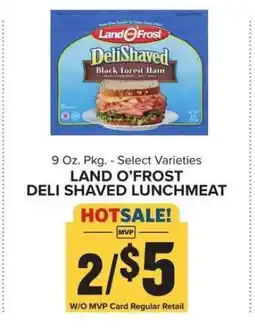 Food Lion Land O'Frost Deli Shaved Lunchmeat offer