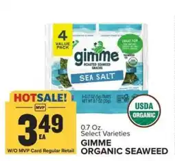 Food Lion GIMME ORGANIC SEAWEED offer
