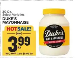 Food Lion Duke's Mayonnaise offer