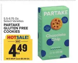Food Lion PARTAKE GLUTEN FREE COOKIES offer