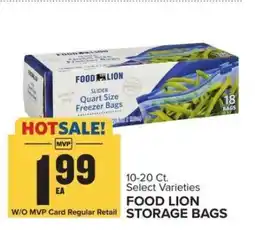 Food Lion Food Lion Storage Bags offer