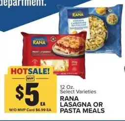 Food Lion Rana Lasagna or Pasta Meals offer