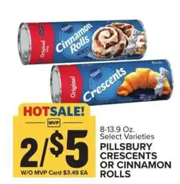 Food Lion Pillsbury Crescents or Cinnamon Rolls offer