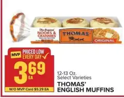 Food Lion Thomas' English Muffins offer
