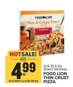 Food Lion FOOD LION THIN CRUST PIZZA offer