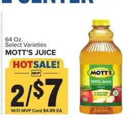Food Lion Mott's Juice offer