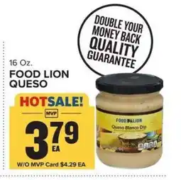 Food Lion FOOD LION QUESO offer