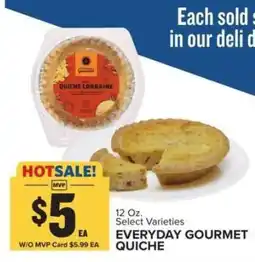 Food Lion Everyday Gourmet Quiche offer