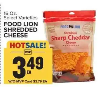 Food Lion Food Lion Shredded Cheese offer