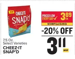 Food Lion Cheez-It Snap'd offer