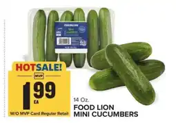 Food Lion FOOD LION MINI CUCUMBERS offer