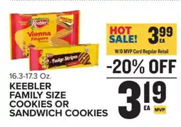 Food Lion Keebler Family Size Cookies or Sandwich Cookies offer