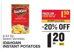 Food Lion Idahoan Instant Potatoes offer